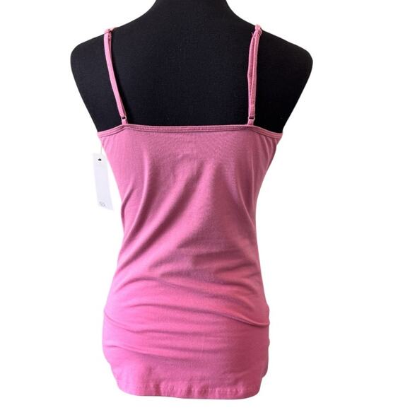 NORDSTROM Women's Pink Spaghetti Strap Cami Tank Size M - Picture 3 of 4